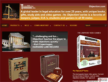 Tablet Screenshot of objection.com